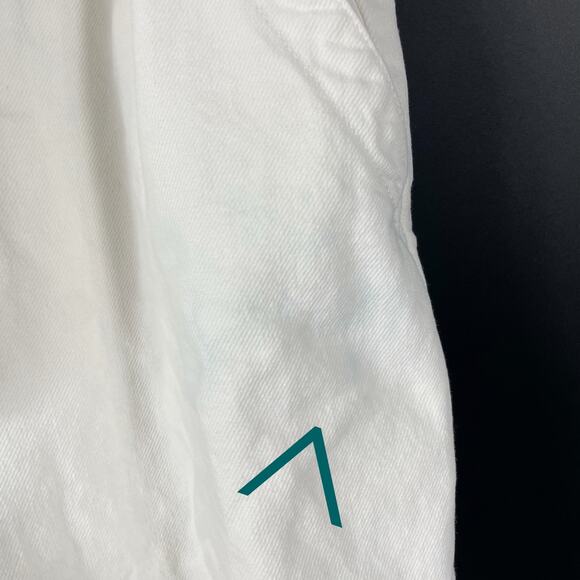 APC Combinaison Hills Romper Denim Off-White Zip Short Sleeve Sz 36 IT / 0 US - Picture 10 of 13